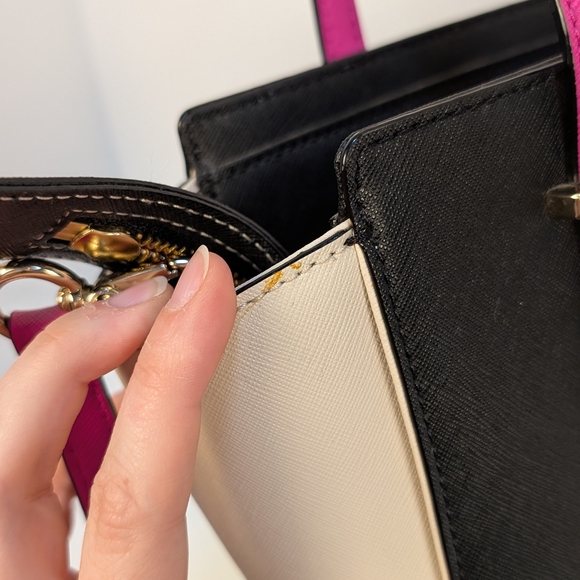 Kate Spade Hayden - Black and Pink Women's Bag - Picture 3 of 4